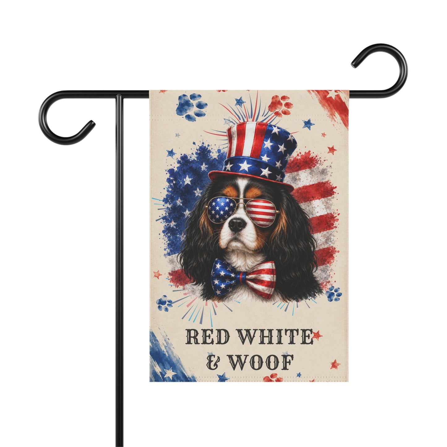 Patriotic Tri Color Cavalier Garden Flag