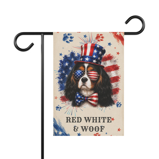 Patriotic Tri Color Cavalier Garden Flag
