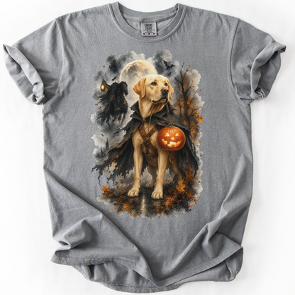 Yellow Lab Headless Horseman Inspired Halloween Comfort Colors Shirt