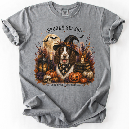 English Springer Spaniel Spooky Season Dog Mom Halloween Shirt
