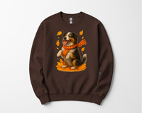 Load image into Gallery viewer, Australian Shepherd Autumn Sweatshirt, Cozy Fall Dog Sweater, Dog Lover Apparel, Cute Autumn Dog Tee, Gift for Dog Lovers
