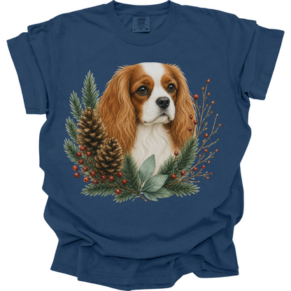Blenheim Cavalier Christmas Shirt, Winter Dog Mom Gift, Cavalier King Charles Spaniel Tee