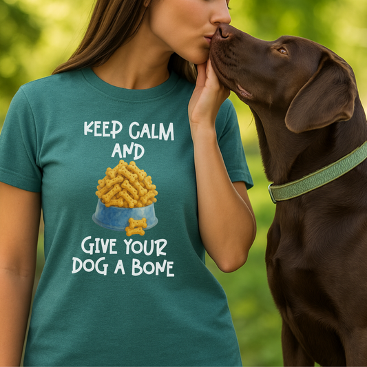 Keep Calm and Give Your Dog a Bone Shirt