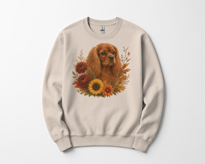 Ruby Cavalier Autumn Floral Sweatshirt