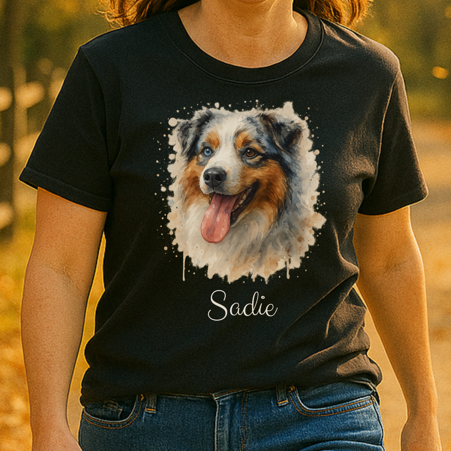 Custom Watercolor Pet Shirt