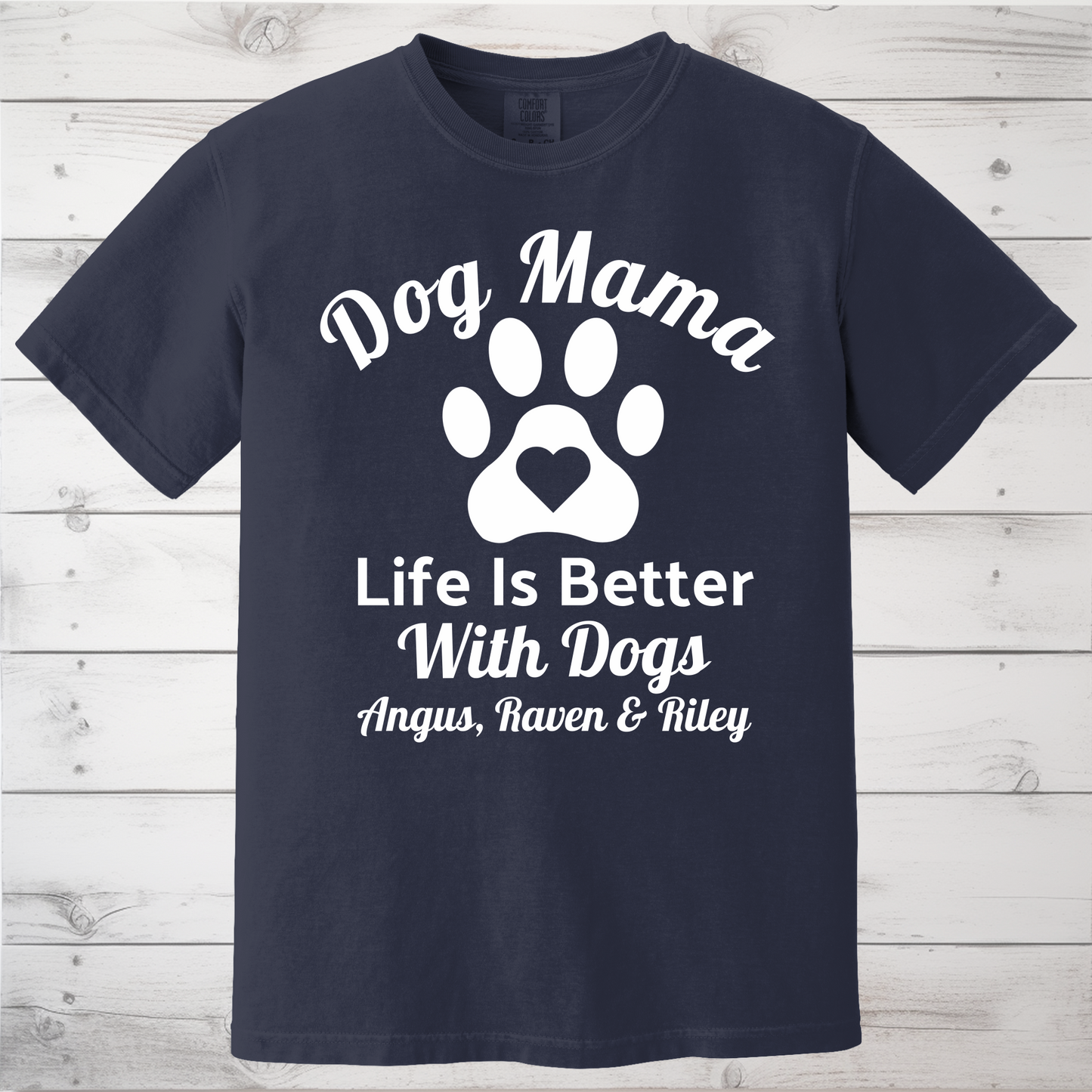 Personalized Life is Better With Dogs Shirt