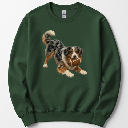 Australian Shepherd Football Sweatshirt