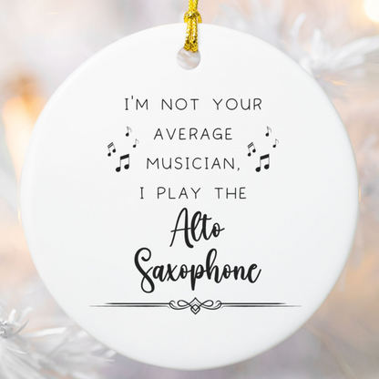 Alto Saxophone Ornament, Gift for Alto Sax Player