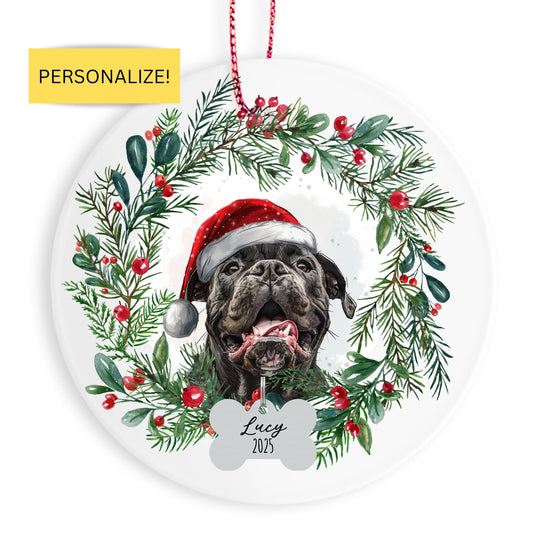 Personalized Cane Corso Christmas Ornament