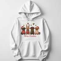 Load image into Gallery viewer, Merry Christmas Labrador Hoodie, Sweatshirt or Tee