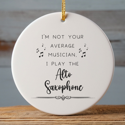 Alto Saxophone Ornament, Gift for Alto Sax Player