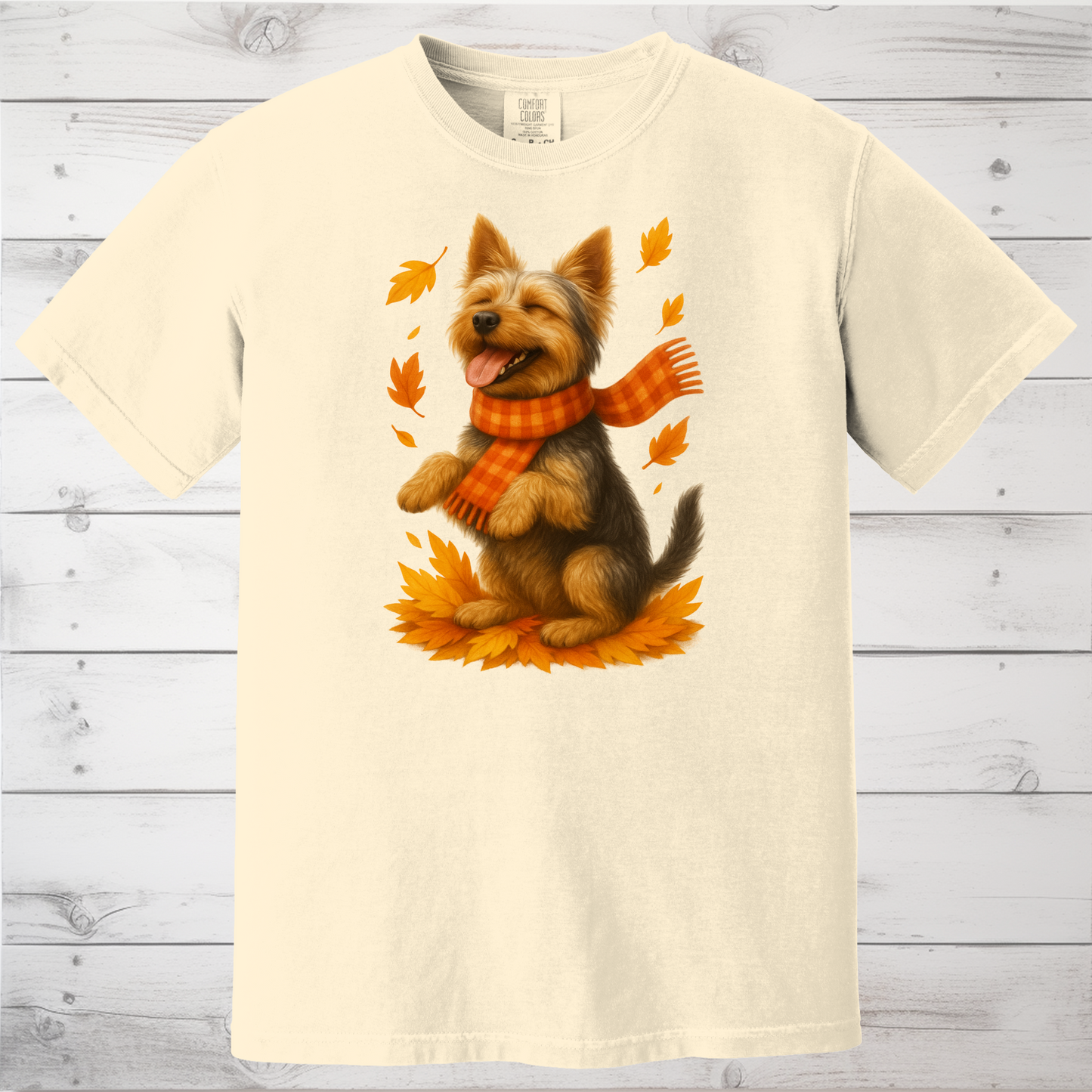 Yorkshire Terrier Fall Sweatshirt, Dog Lover Autumn Shirt, Cute Pet Apparel, Cozy Fall Dog Fashion, Gifts for Dog Owners