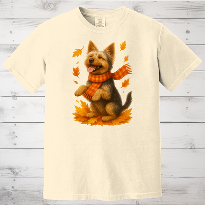 Yorkshire Terrier Fall Sweatshirt, Dog Lover Autumn Shirt, Cute Pet Apparel, Cozy Fall Dog Fashion, Gifts for Dog Owners
