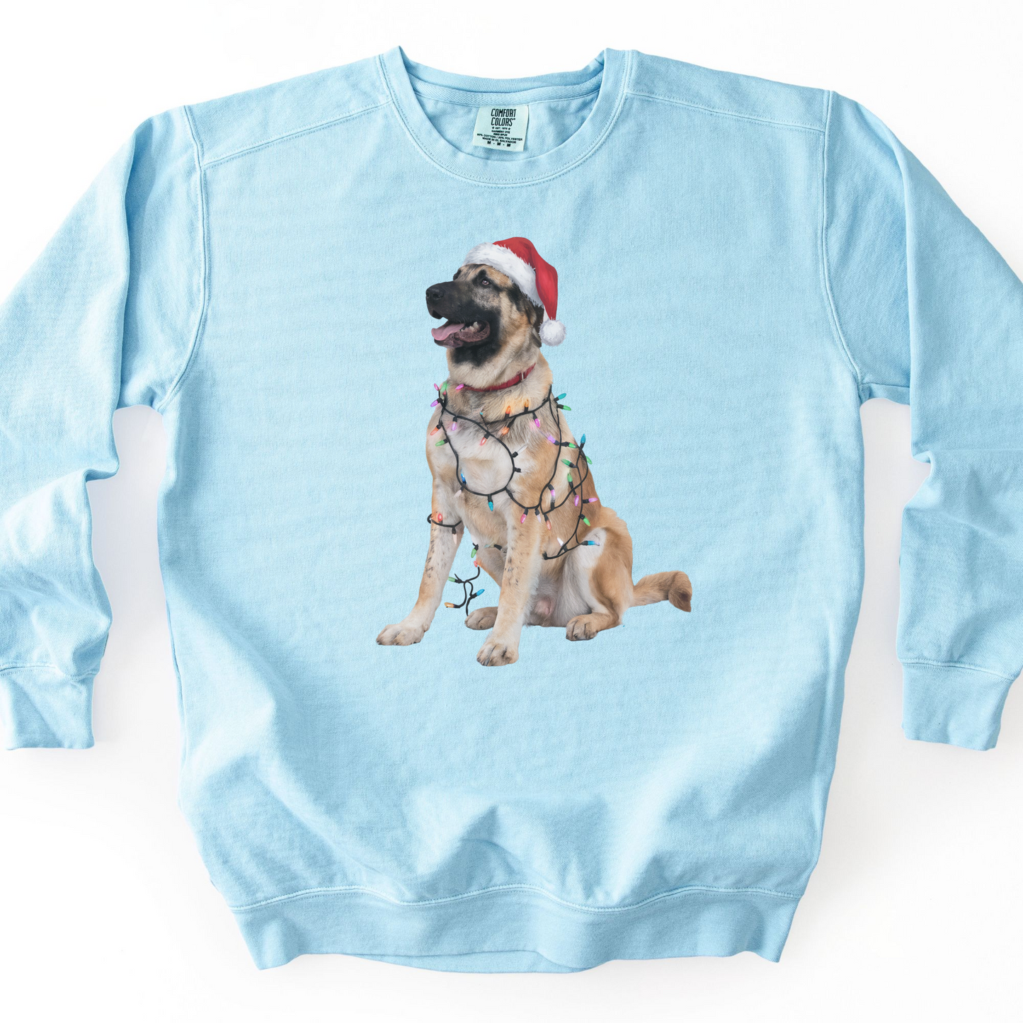 Anatolian Shepherd Christmas Lights Sweatshirt, Holiday Dog Lover Gift