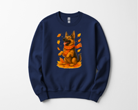 Load image into Gallery viewer, German Shepherd Autumn Shirt, Cozy Fall Dog Sweatshirt, Pet Lover Gift, Seasonal Canine Clothing, Dog Mom Apparel
