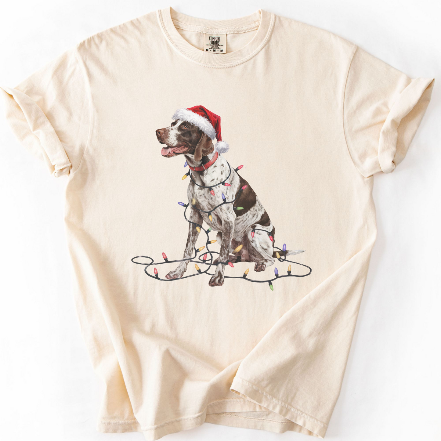 English Pointer Christmas Lights Shirt