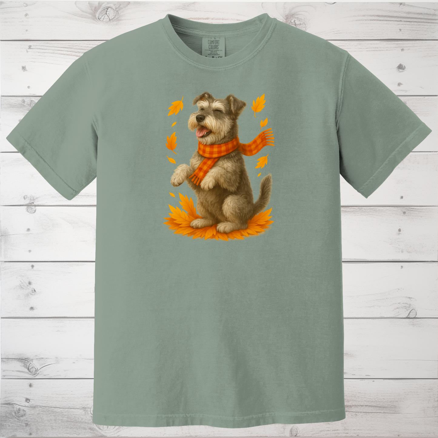 Miniature Schnauzer Autumn Sweatshirt, Cozy Fall Dog Sweater, Schnauzer Lover Apparel, Cute Autumn Dog Tee, Gift for Pet Lovers