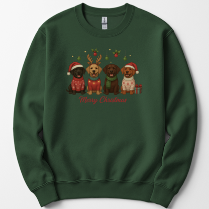 Merry Christmas Labrador Sweatshirt