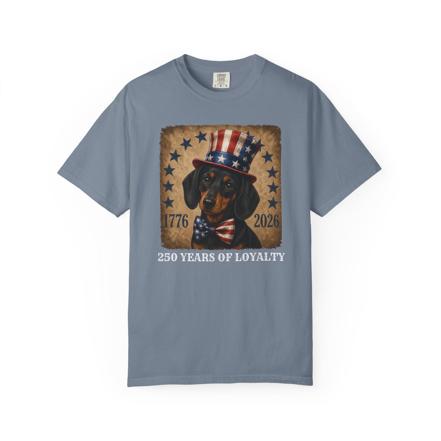 Black & Tan Dachshund 250 Years of Loyalty Shirt