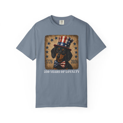 Black & Tan Dachshund 250 Years of Loyalty Shirt