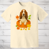 Load image into Gallery viewer, Basset Hound in Pumpkin Fall Shirt/Sweatshirt
