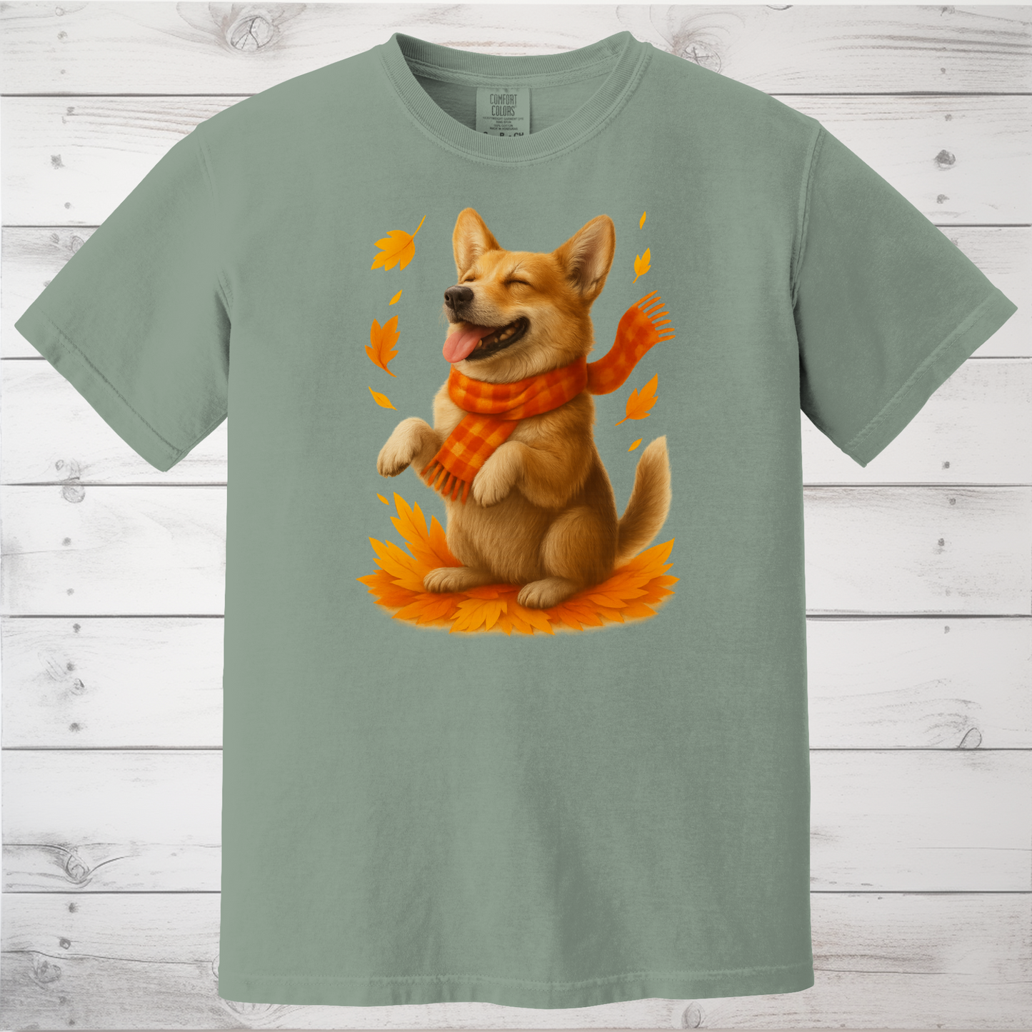 Corgi Autumn Sweatshirt, Dog Lover Fall Apparel, Cozy Pet Sweater, Cute Corgi Shirt Gift, Autumn Dog Fashion
