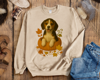 Load image into Gallery viewer, Beagle Dog in Pumpkin Fall T-Shirt
