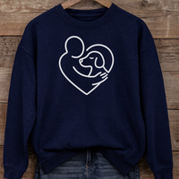 Load image into Gallery viewer, Hug Your Hound Day Sweatshirt or Hoodie, Dog Lover Gift for Pet Parents
