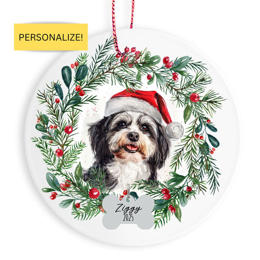 Personalized Havanese Christmas Ornament
