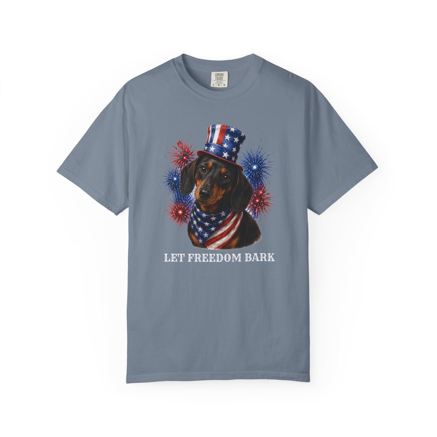 Patriotic Black and Tan Dachshund Shirt