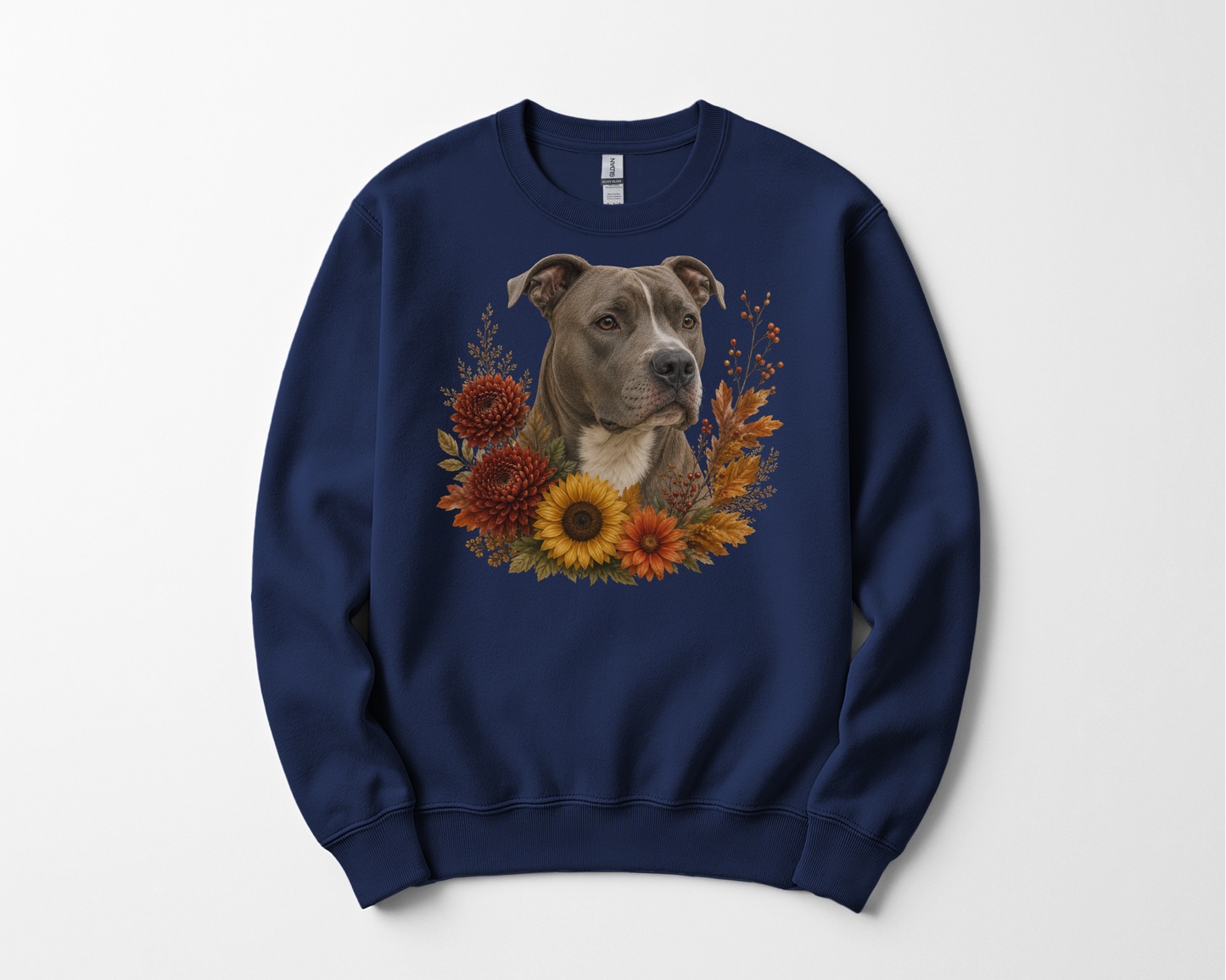 Pitbull Autumn Floral Sweatshirt