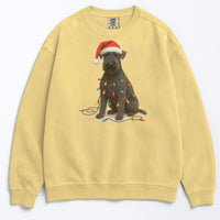 Load image into Gallery viewer, Kerry Blue Terrier Christmas Sweatshirt, Holiday Dog Lover Sweater, Cozy Festive Apparel, Santa Hat Dog Gift, Pet Parent
