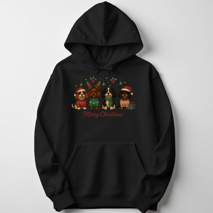 Merry Christmas Cavalier Hoodie, Sweatshirt or Tee