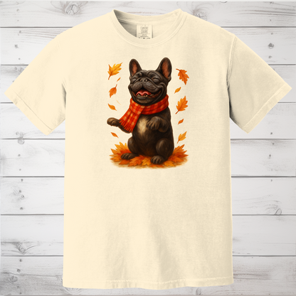French Bulldog Autumn Sweatshirt, Cozy Fall Dog Shirt, Pet Lover Gift, Seasonal Canine Apparel