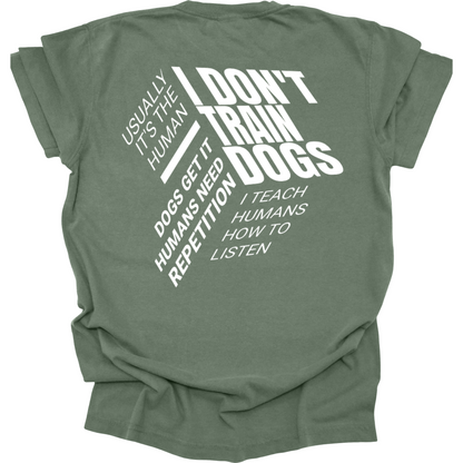 Dog Trainer Shirt, Funny Canine Training Tee, Professional Dog Trainer Gift for Women