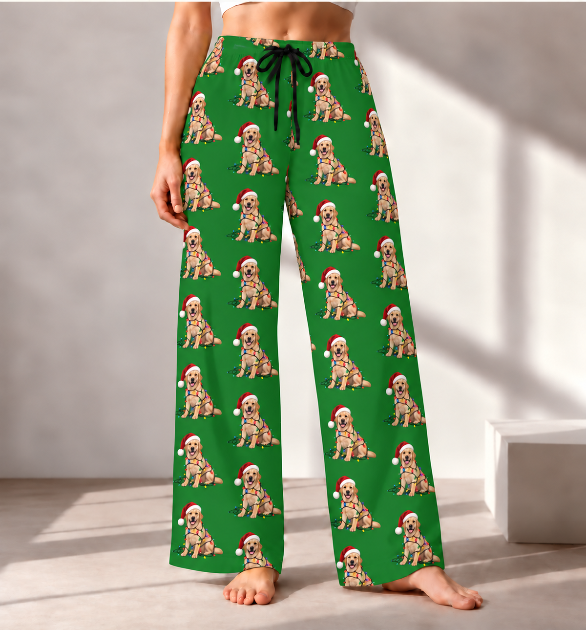 Yellow Labrador Christmas Pajama Pants
