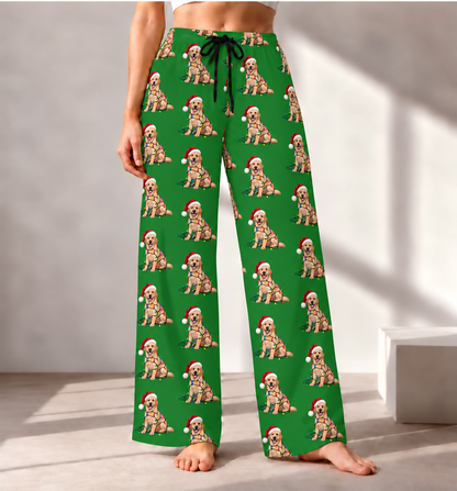 Yellow Labrador Christmas Pajama Pants