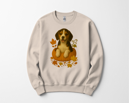 Beagle Dog in Pumpkin Fall T-Shirt