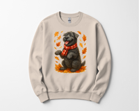 Load image into Gallery viewer, Kerry Blue Terrier Shirt, Autumn Dog Sweatshirt, Pet Lover Gift, Cozy Canine Apparel, Fall Clothing for Dog Moms
