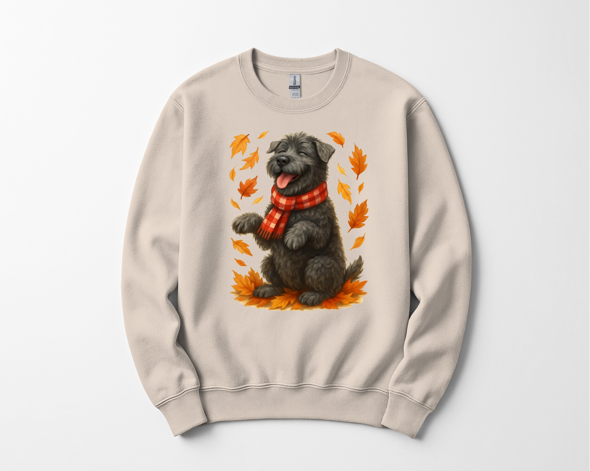 Kerry Blue Terrier Shirt, Autumn Dog Sweatshirt, Pet Lover Gift, Cozy Canine Apparel, Fall Clothing for Dog Moms