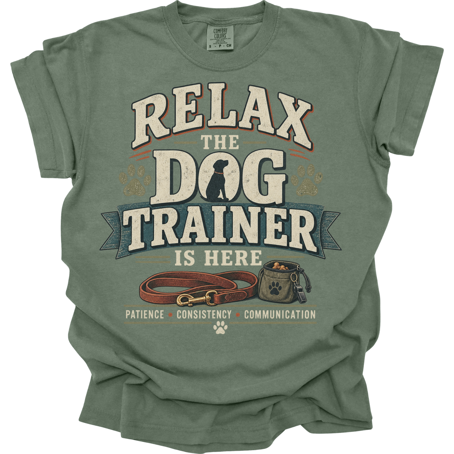 Relax The Dog Trainer Is Here Shirt
