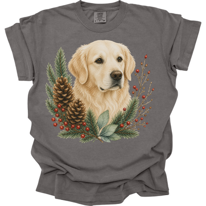 English Cream Golden Retriever Christmas Shirt, Dog Mom Tee, Golden Retriever Holiday Gift
