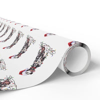 Load image into Gallery viewer, Dalmatian Christmas Lights Wrapping Paper
