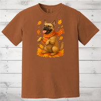 Load image into Gallery viewer, French Bulldog Autumn Shirt, Cozy Pet Sweatshirt, Fall Dog Lover Gift, Fawn Bulldog Leaves Apparel, Cute Dog Clothing, Autumn Vibes Shirt
