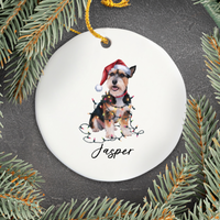 Load image into Gallery viewer, Norfolk Terrier Ornament, Custom Pet Keepsake
