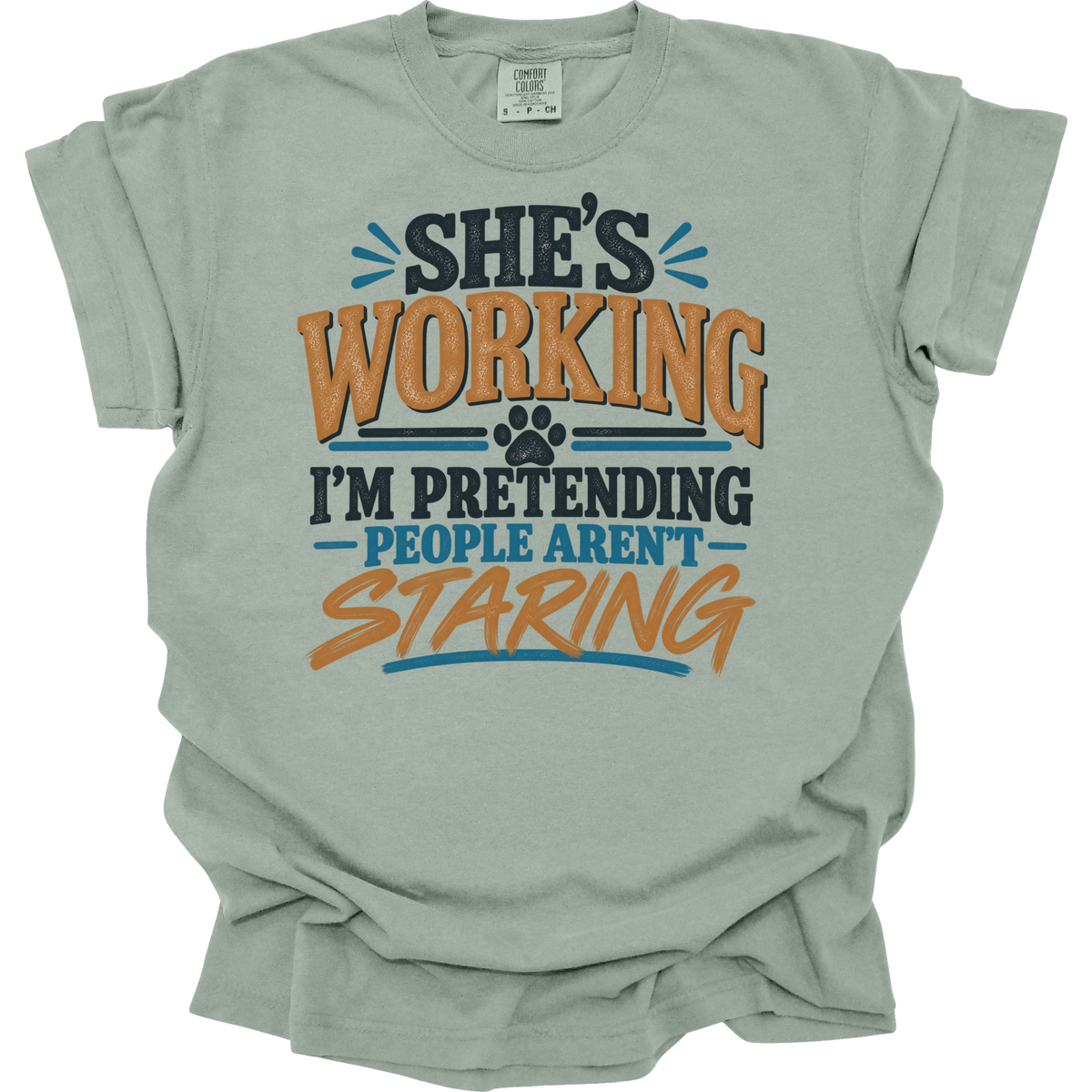 Funny Service Dog Shirt, Service Dog Handler Gift, Working Dog Humor Tee