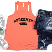 Load image into Gallery viewer, Redeemed Christian Shirt, Tank or Hoodie, Ephesians 1:7 Bible Verse
