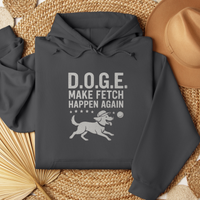 Load image into Gallery viewer, D.O.G.E. Funny Dog Shirt, Make Fetch Happen Again Tee for Patriotic Pet Lovers, Dog Moms &amp; Dads, and Pup Enthusiasts
