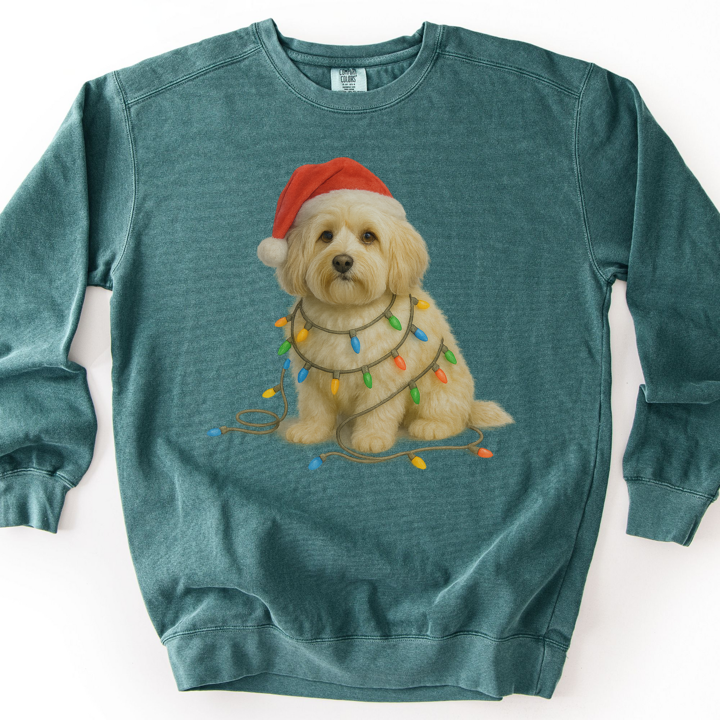 Havanese Christmas Lights Sweatshirt