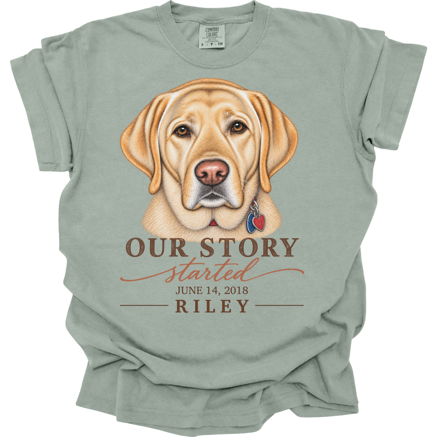 Personalized Gotcha Day Shirt, Custom Dog Portrait Tee, Dog Adoption Anniversary Gift
